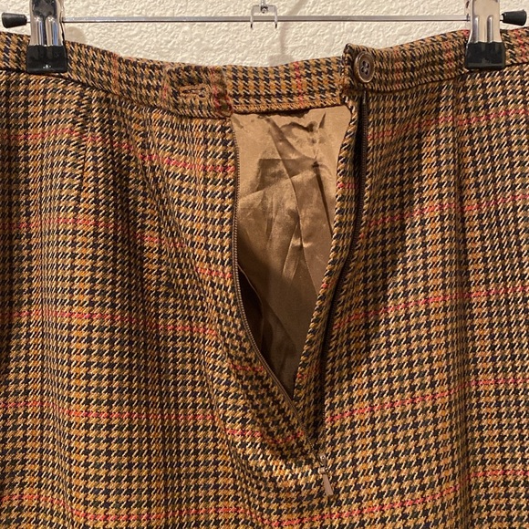 90s Wool houndstooth pencil skirt‎ - Picture 5 of 7